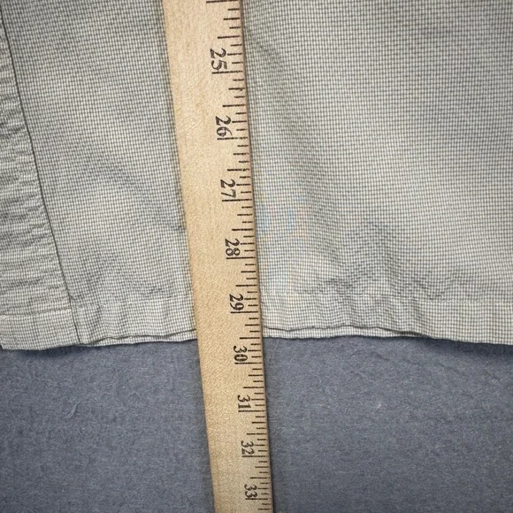 Eddie Bauer Mens Long Sleeve Button Down Shirt Beige Utility Outdoor Size M - Picture 10 of 11